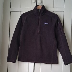 Patagonia Dark Purple Fleece Pullover